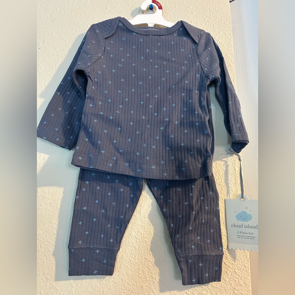 Cloud Island Navy Starry 2-piece Set